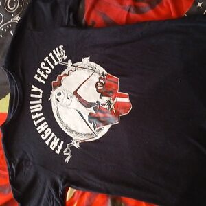 Disney The Nightmare before Christmas 'Frightfully Festive' boys shirt L